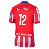 Oficiální Fotbalový Dres Atlético Madrid S. Lino 12 Domácí 2024-25 pro Děti